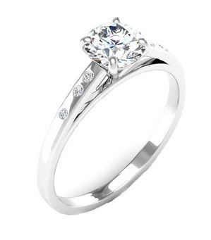 Bi Led diamond ring