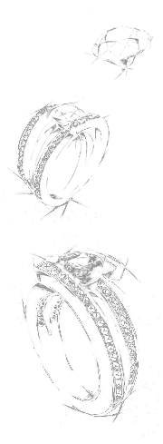 Bijoux sertis de diamants sur mesure