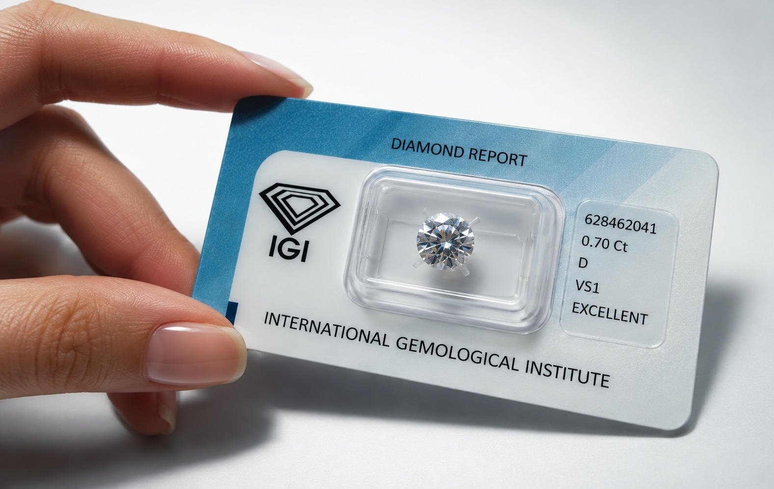 Diamond under seal