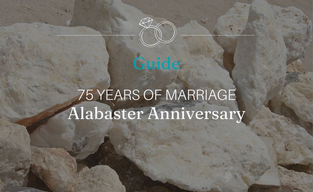 75 years alabaster anniversary