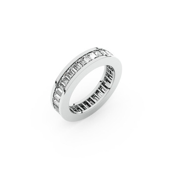 baguette diamond wedding ring