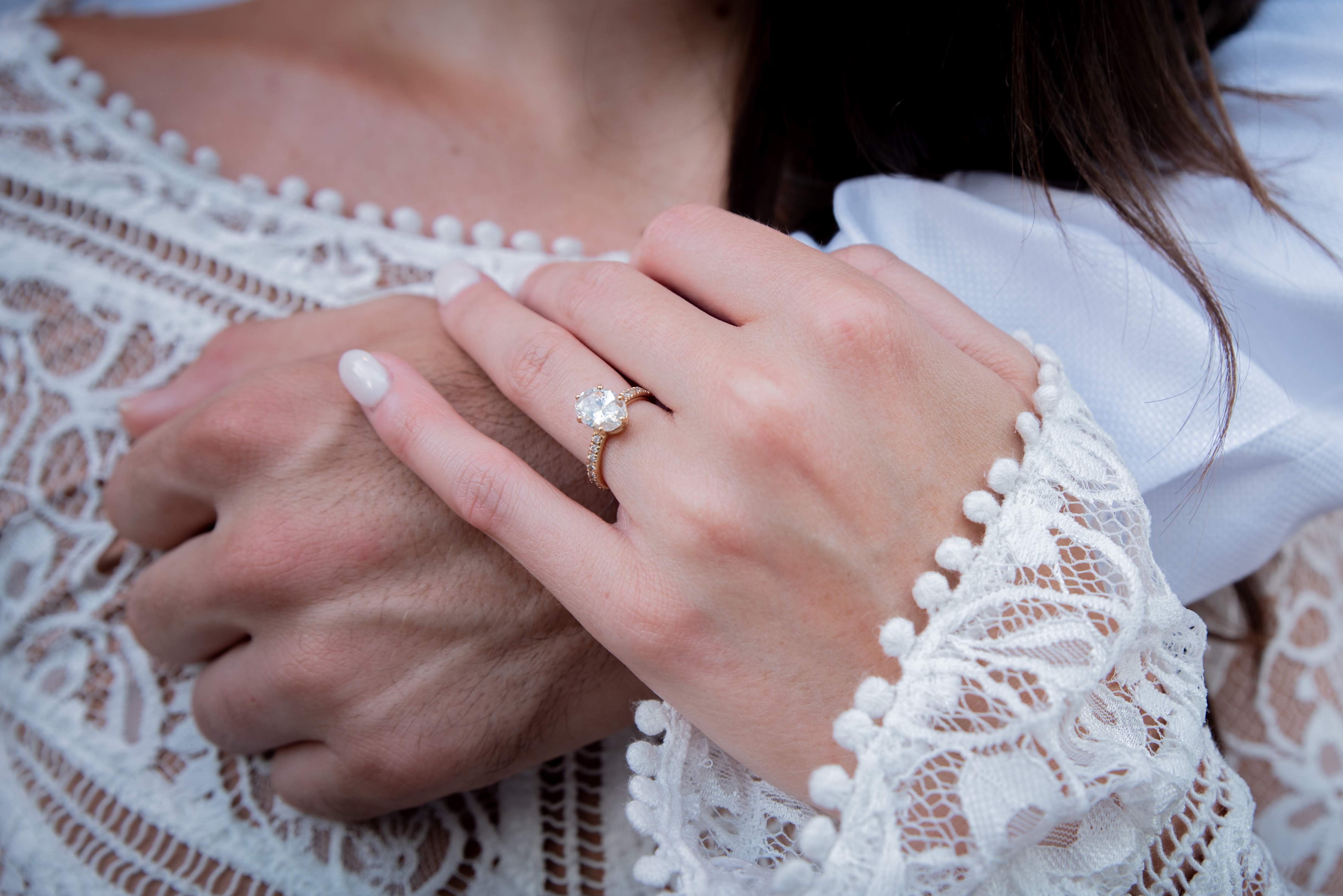 Bague fiançailles diamant