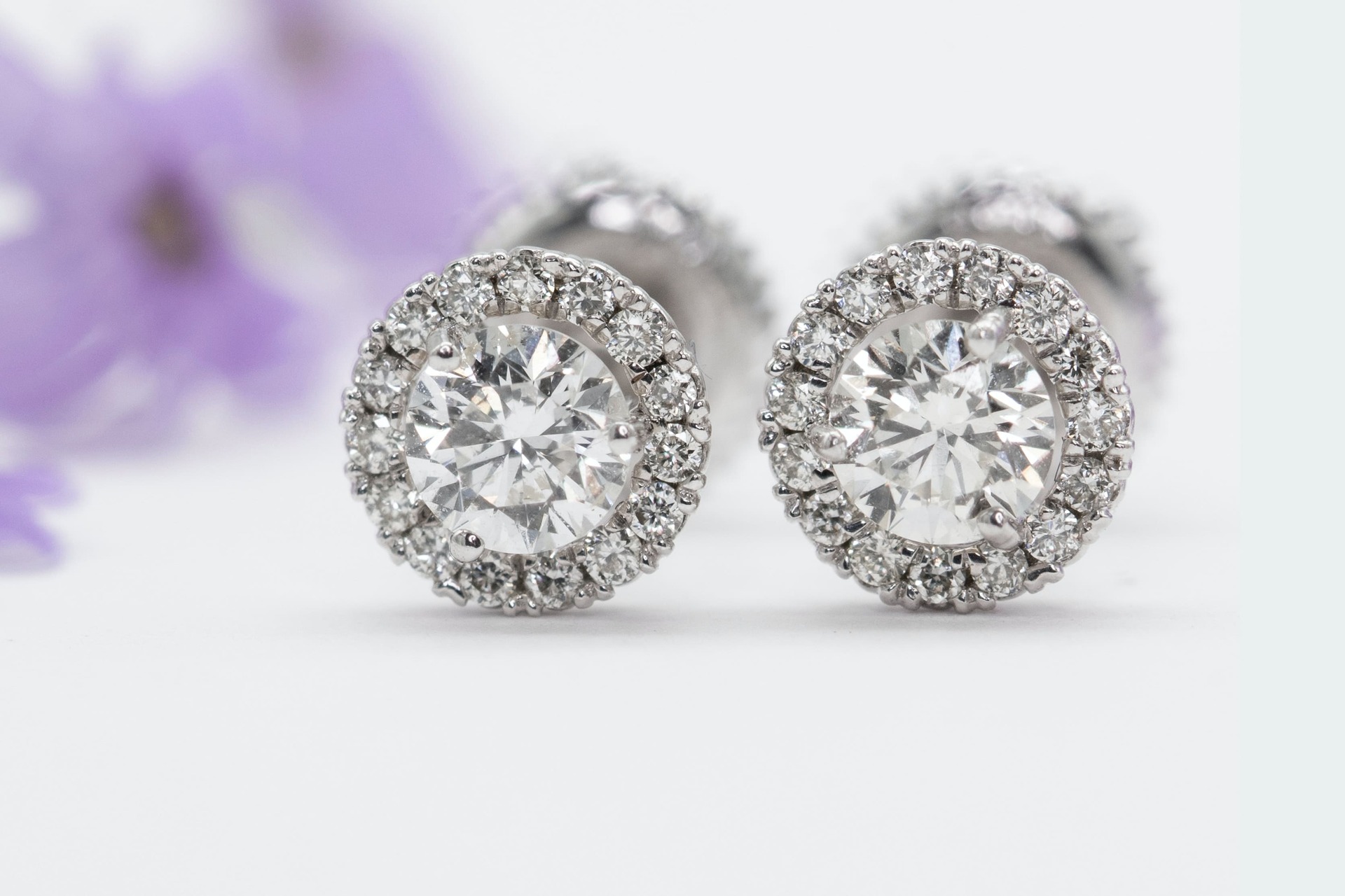 Diamond earrings