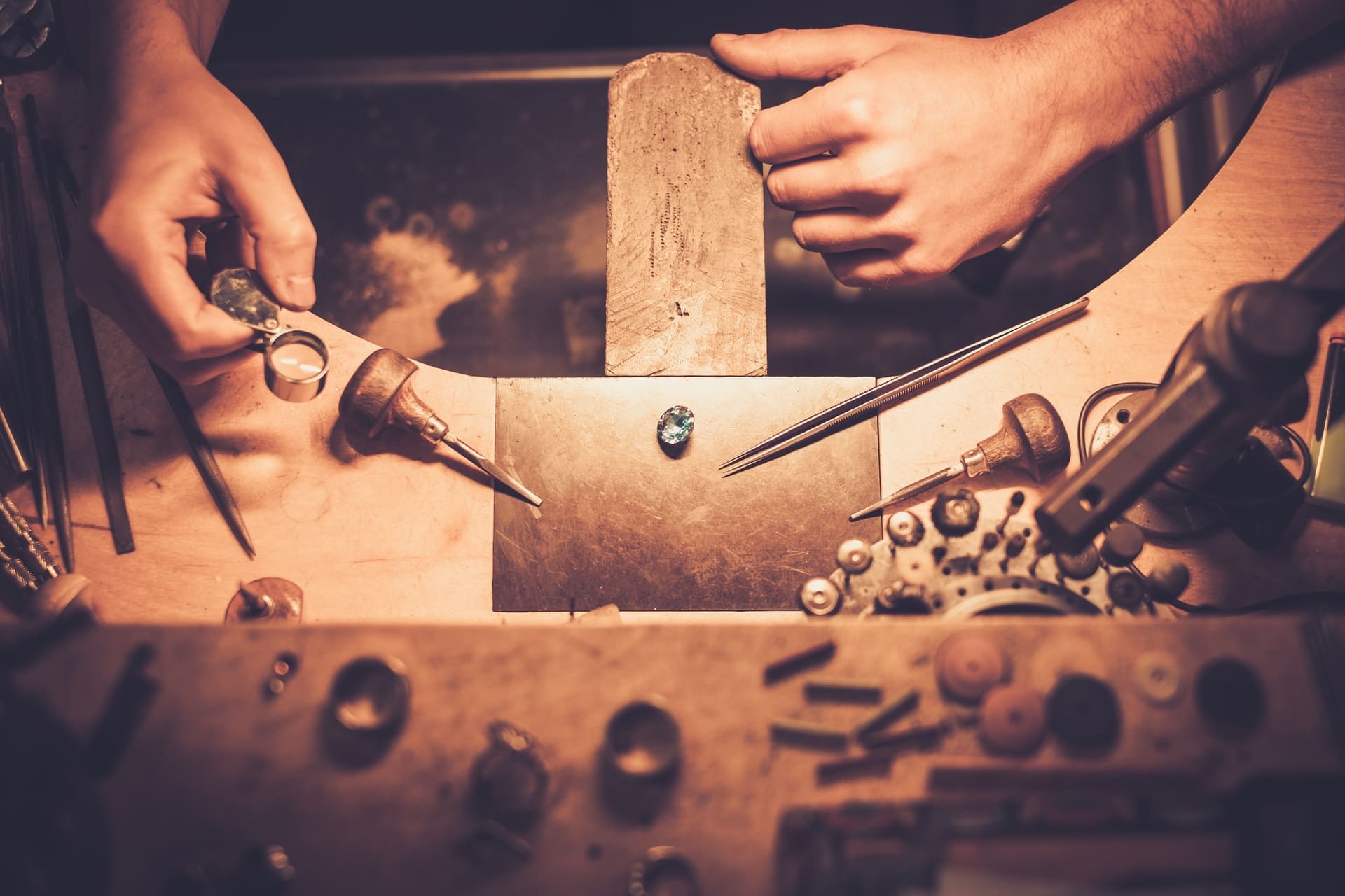 main de l'artisan