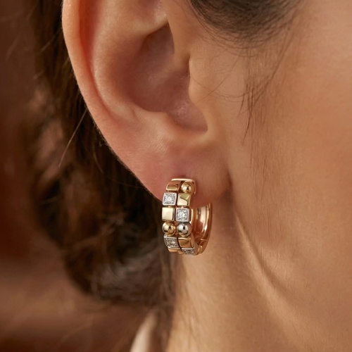 boucles d'oreilles diamant