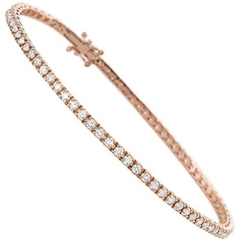 bracelet diamant or rose