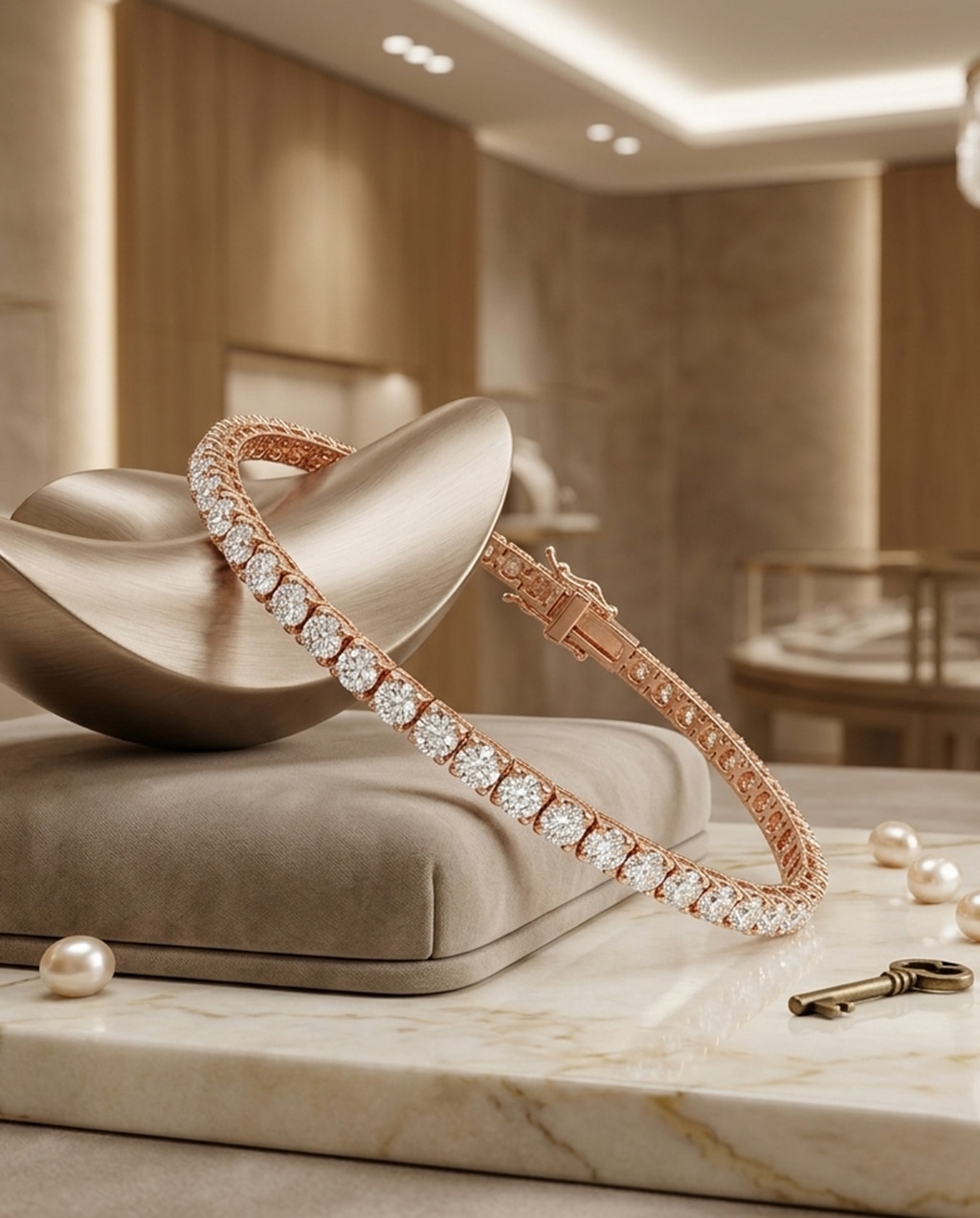 bracelet riviere diamant