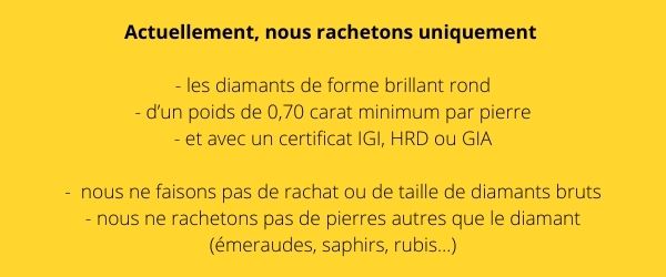 rachat diamant