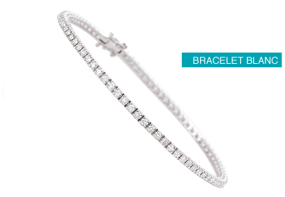 Bracelet diamants femme Clearance