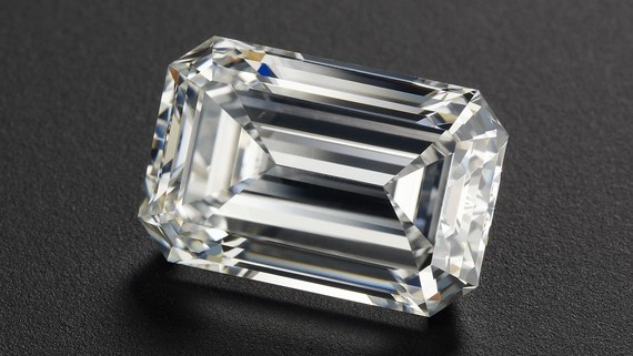 diamant forme émeraude fantaisie