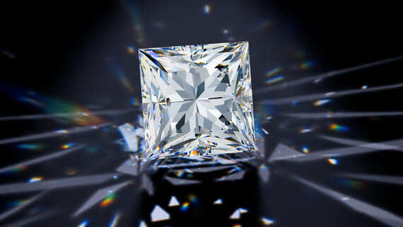 diamant forme princesse fantaisie