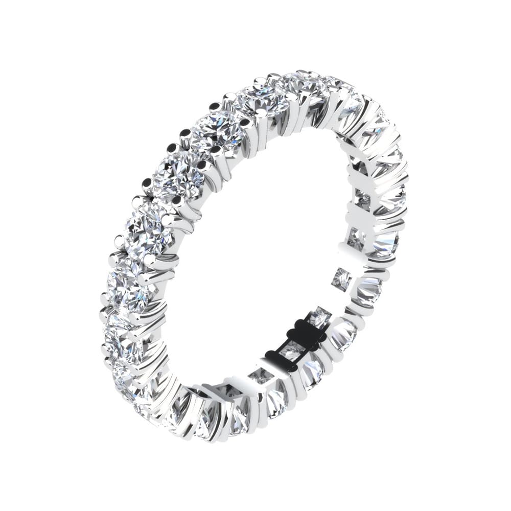 Classic Full Circle Diamond Wedding Ring