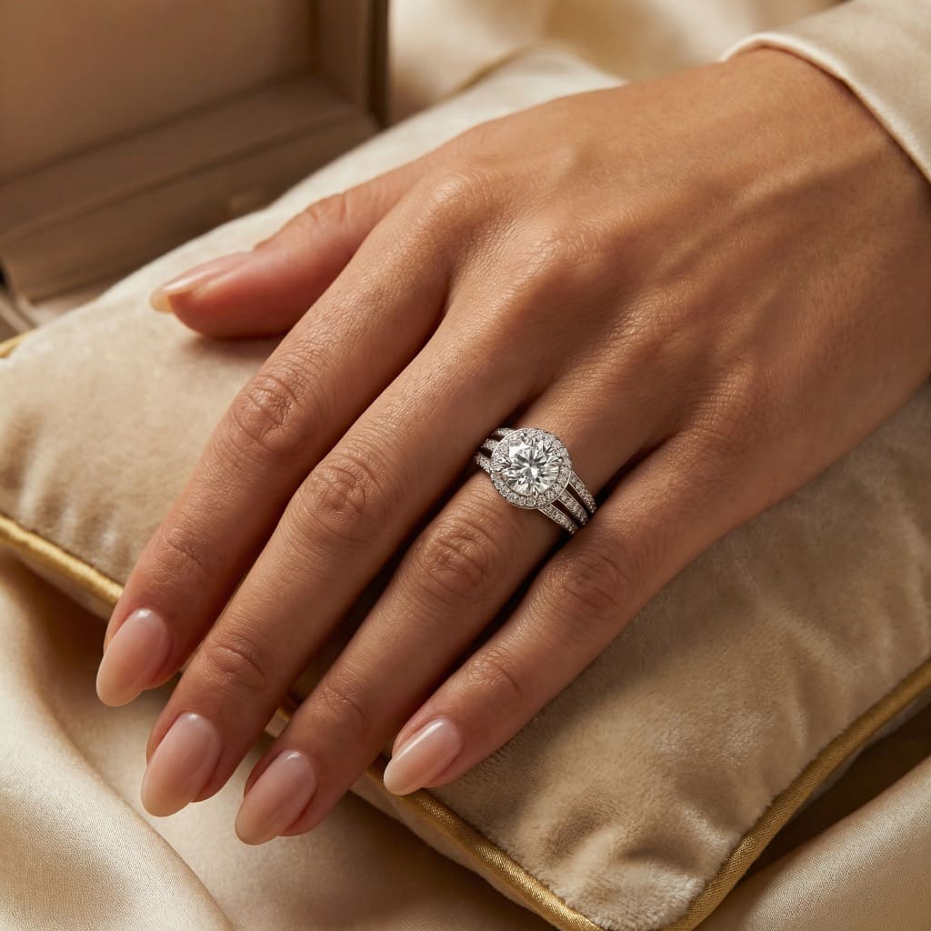 bague fiançailles diamant sur mesure