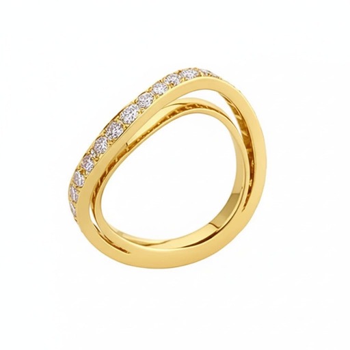 Alliance Tour complet  Diamant Or Jaune CLIN D OEIL  Or Jaune 18 carats (750/000)