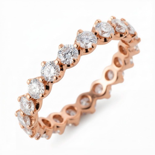 Alliance Tour complet  Diamant Or Rose FEMME DE PARIS Or Rose 18 carats (750/000)