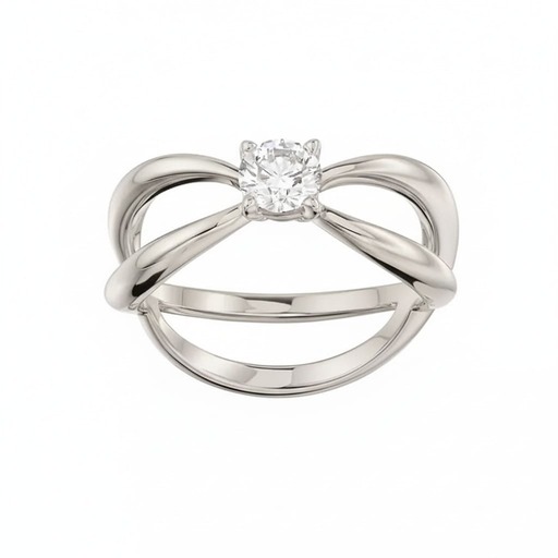 Bague Créateurs Diamant or LA VIE EN ROSE