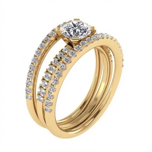 Bague  Classique   Diamant Or Jaune PASSION Or Jaune 18 carats (750/000)