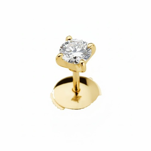 Earrings Mono  Diamond Yellow Gold MONO CRADLE Yellow Gold 18 carats (750/1000)