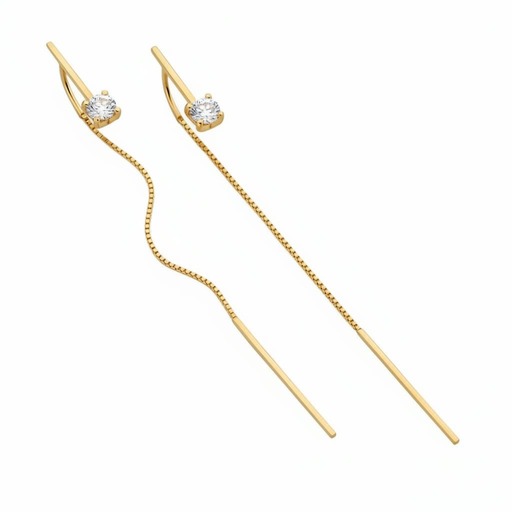 Earrings Designer  Diamond Yellow Gold VENICE Yellow Gold 18 carats (750/1000)