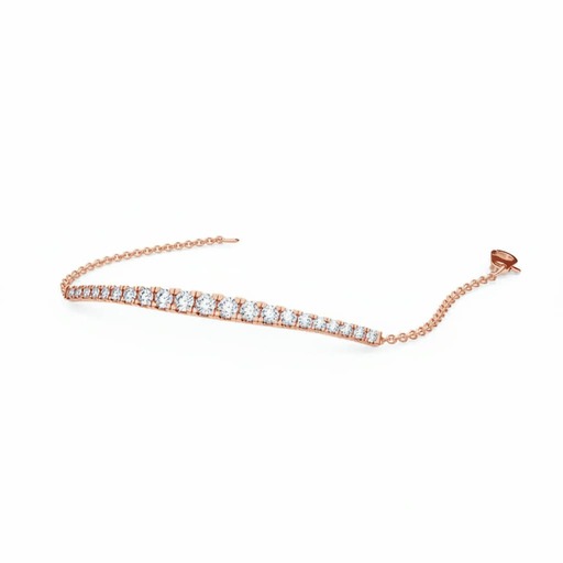  Bracelet   Diamant Or Rose ERGO Or Rose 18 carats (750/000)