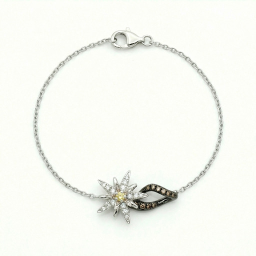  Bracelet   Diamant Or Blanc Terre d'Edelweiss Or Blanc 18 carats (750/000)