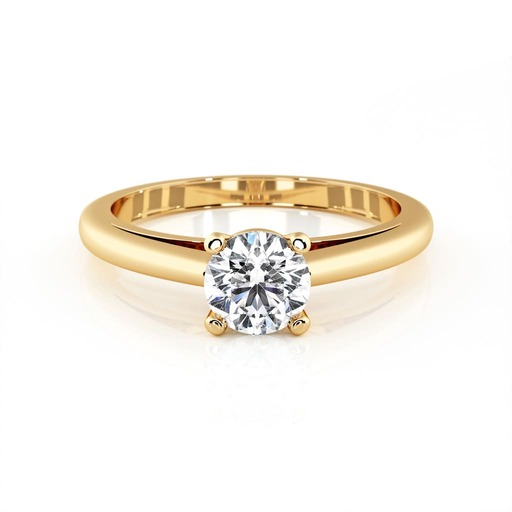 Engagement ring Classics  Diamond Yellow Gold 4 Claws Classic Yellow Gold 18 carats (750/1000)