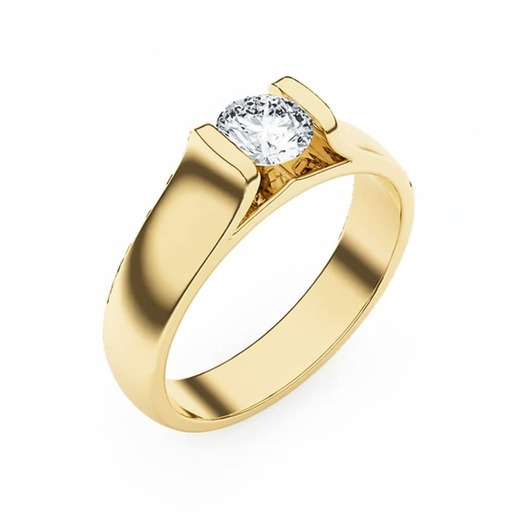 Engagement ring Classics  Diamond Yellow Gold Between you and me Yellow Gold 18 carats (750/1000)