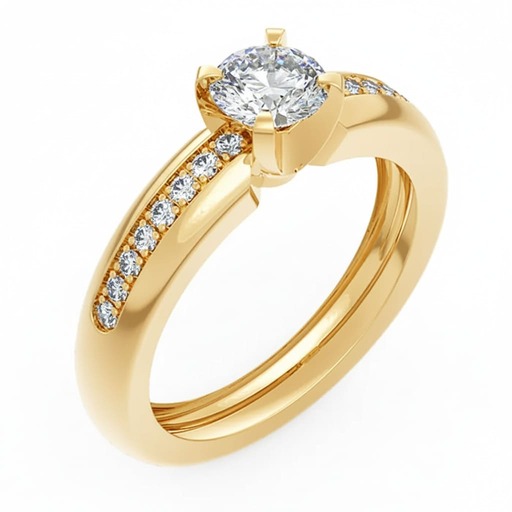 Engagement ring Paved   Diamond Yellow Gold NOSOLO (paved) Yellow Gold 18 carats (750/1000)