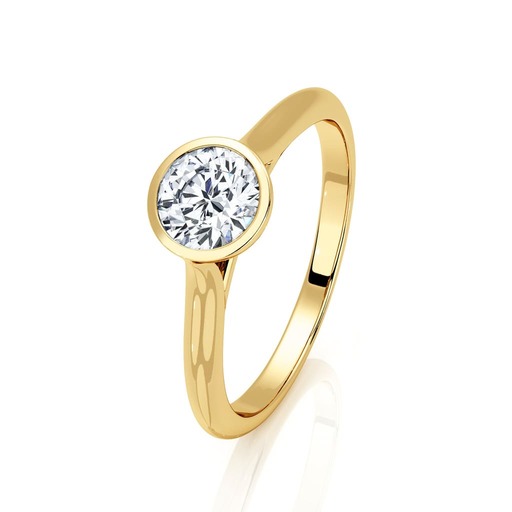 Engagement ring Classics  Diamond Yellow Gold ETERNITY Yellow Gold 18 carats (750/1000)