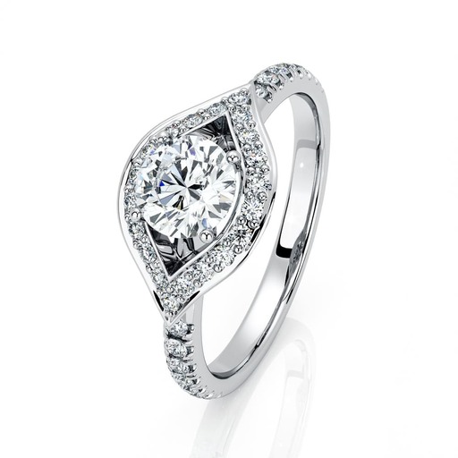 Bague  Classique  Diamant or FLECHE D`AMOUR