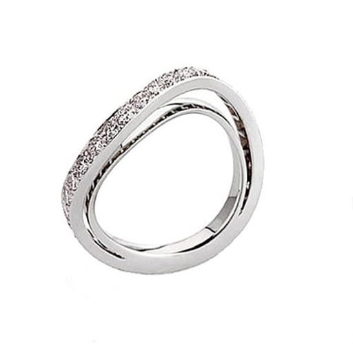 Wedding Band Full set   Diamond White Gold WINK design 