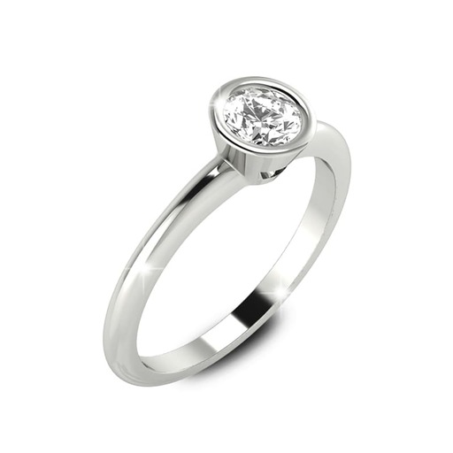 Ring Classics  Diamond White Gold with palladium  with palladium   18 carats (750/1000) For Ever Ring