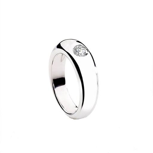 Bague  Classique  Diamant or JONC 