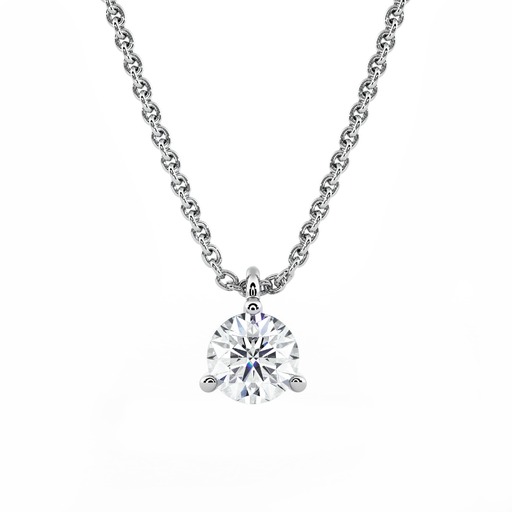 Pendant & Necklace Classics Diamond Gold 3 CLAWS B