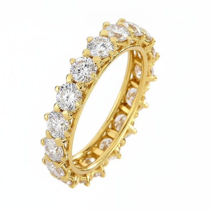 Alliance Tour complet Diamant Or Jaune BELLE EPOQUE RIVIERA