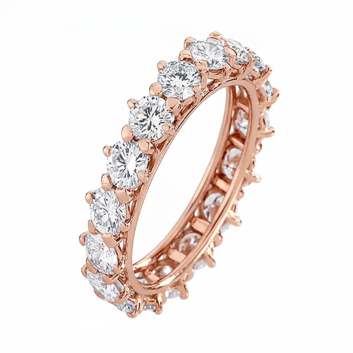 Alliance Tour complet Diamant Or Rose BELLE EPOQUE RIVIERA