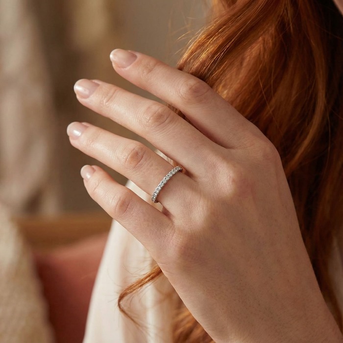 acheter Alliance Demi-tour Diamant Or Blanc demi-tour SWEET