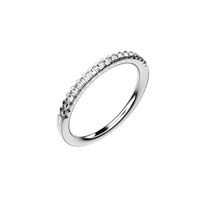 Alliance Demi-tour Diamant Or Blanc demi-tour SWEET