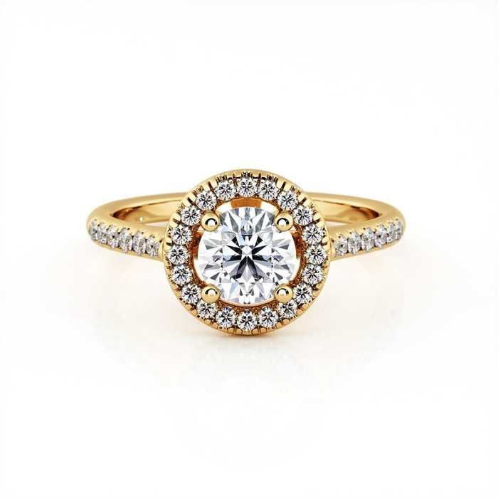 achat Bague  Classique  Diamant Or Jaune BRILLANT