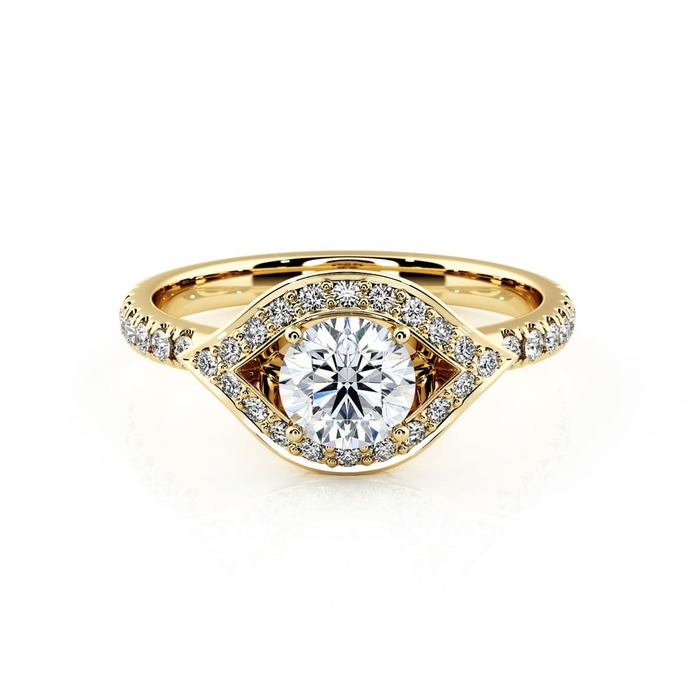 achat Bague  Classique  Diamant Or Jaune FLECHE D`AMOUR