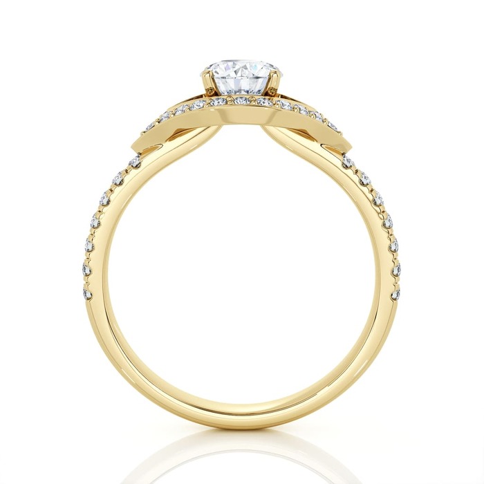 vente Bague  Classique  Diamant Or Jaune FLECHE D`AMOUR