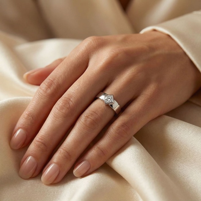 buy Ring Designer jewellery Diamond White Gold LUDA