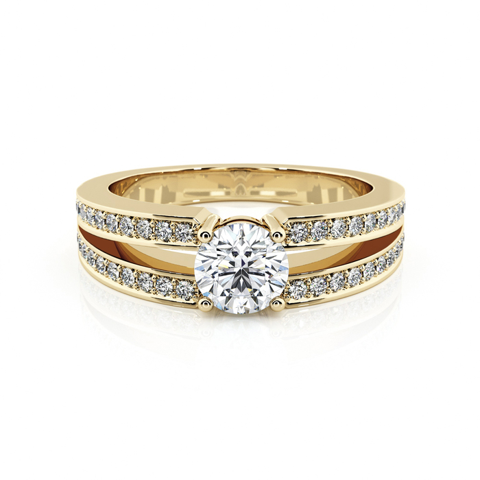 purchase Ring Classics Diamond Yellow Gold The 2 of us