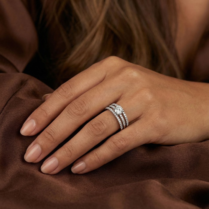 buy Ring Classics Diamond White Gold PASSION