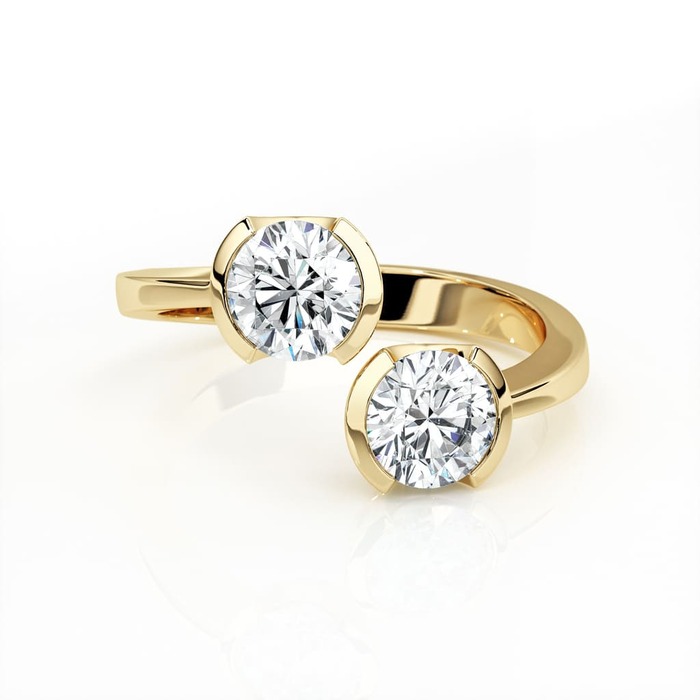 purchase Ring You and me Diamond Yellow Gold You and me