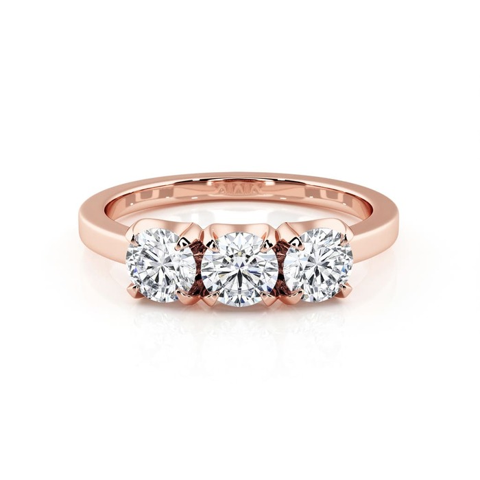 purchase Ring Trilogy Diamond Pink Gold TRILOGY 3