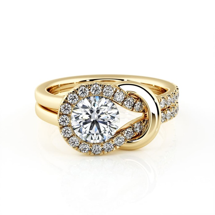 purchase Ring Classics Diamond Yellow Gold TOGETHER