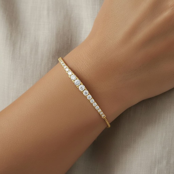 buy Bracelet Diamond Yellow Gold ERGO