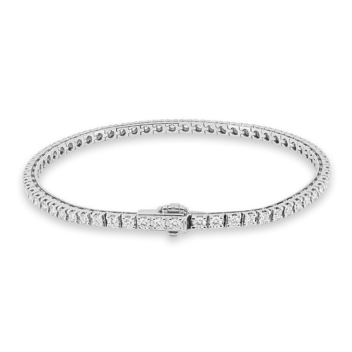 achat  Bracelet  Diamant Or Blanc RIVIERE DIAMANTS