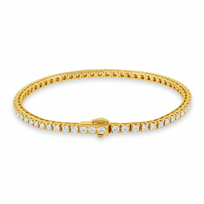 achat Bracelet Diamant Or Jaune RIVIERE DIAMANTS